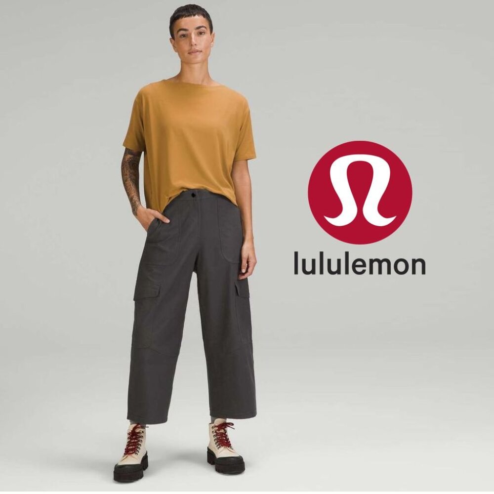 LULULEMON Light Utilitech Cargo Pocket High-Rise Crop  32 EUC